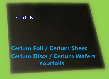 Cerium Foil, Cerium Sheet